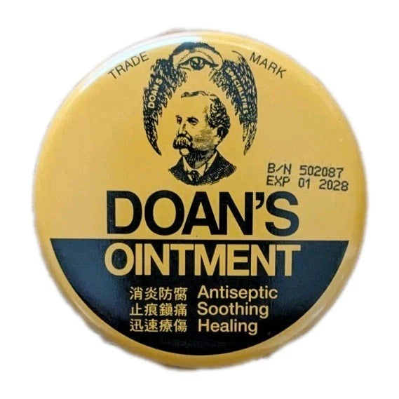 2 X Doan's Ointment Soothing Pain Relieve With Astringent Properties. 30g Pots