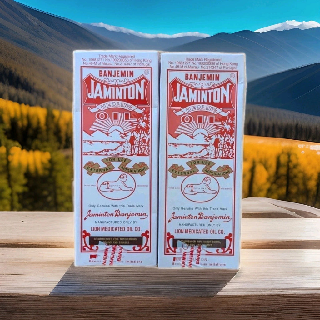 2 x Lion Medicated Oil Banjemin Jaminton Healing Oil 45ml