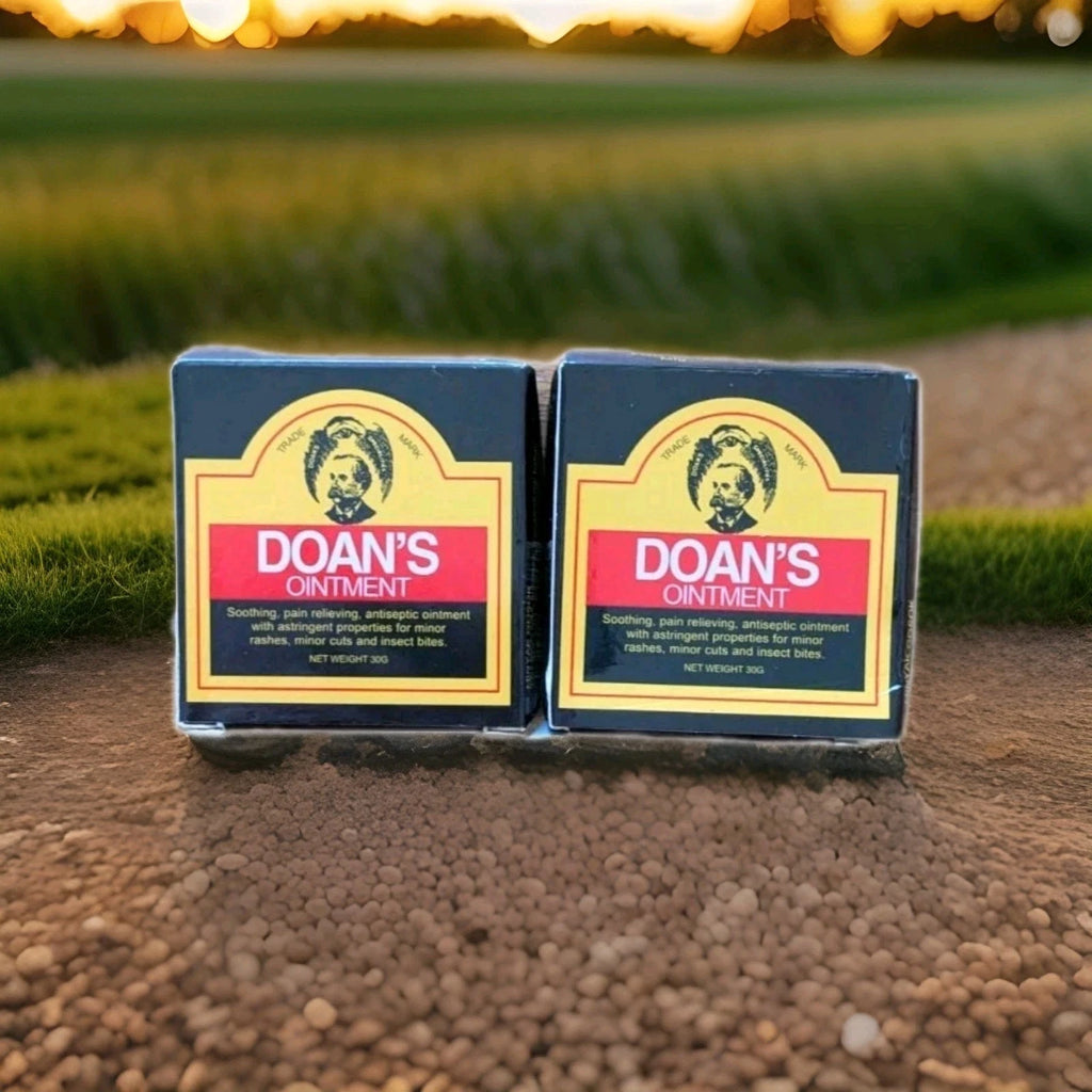 2 X Doan's Ointment Soothing Pain Relieve With Astringent Properties. 30g Pots